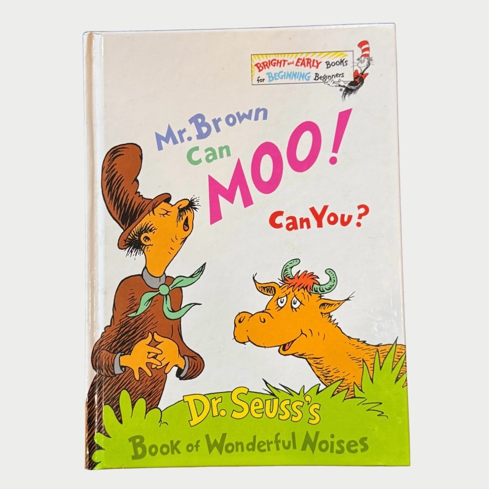 Dr. Seuss Mr. Brown Can Moo! Can You Hardcover Children’s Book